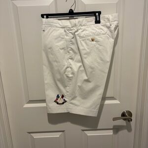 Polo by Ralph Lauren White Stretch Shorts